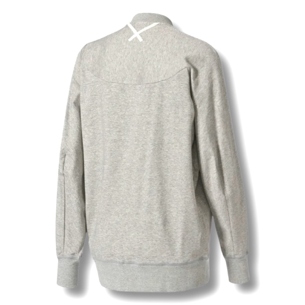 EUC - Adidas Originals XBYO Women’s Full-Zip Bomber Jacket - Gray Small - Picture 2 of 9